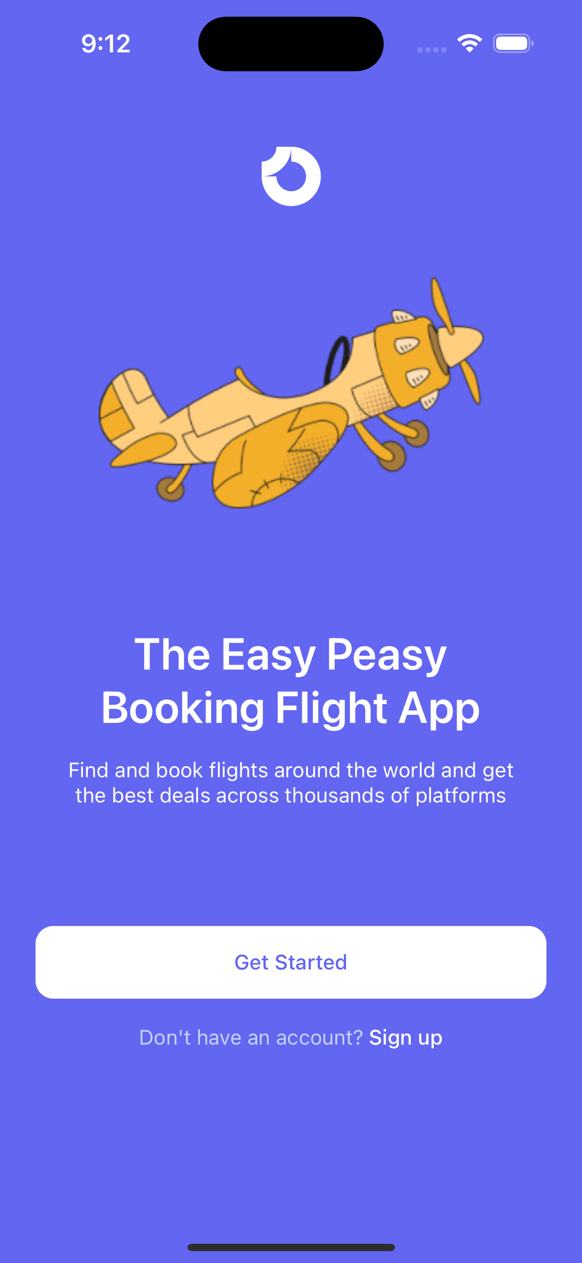 Landing Screen