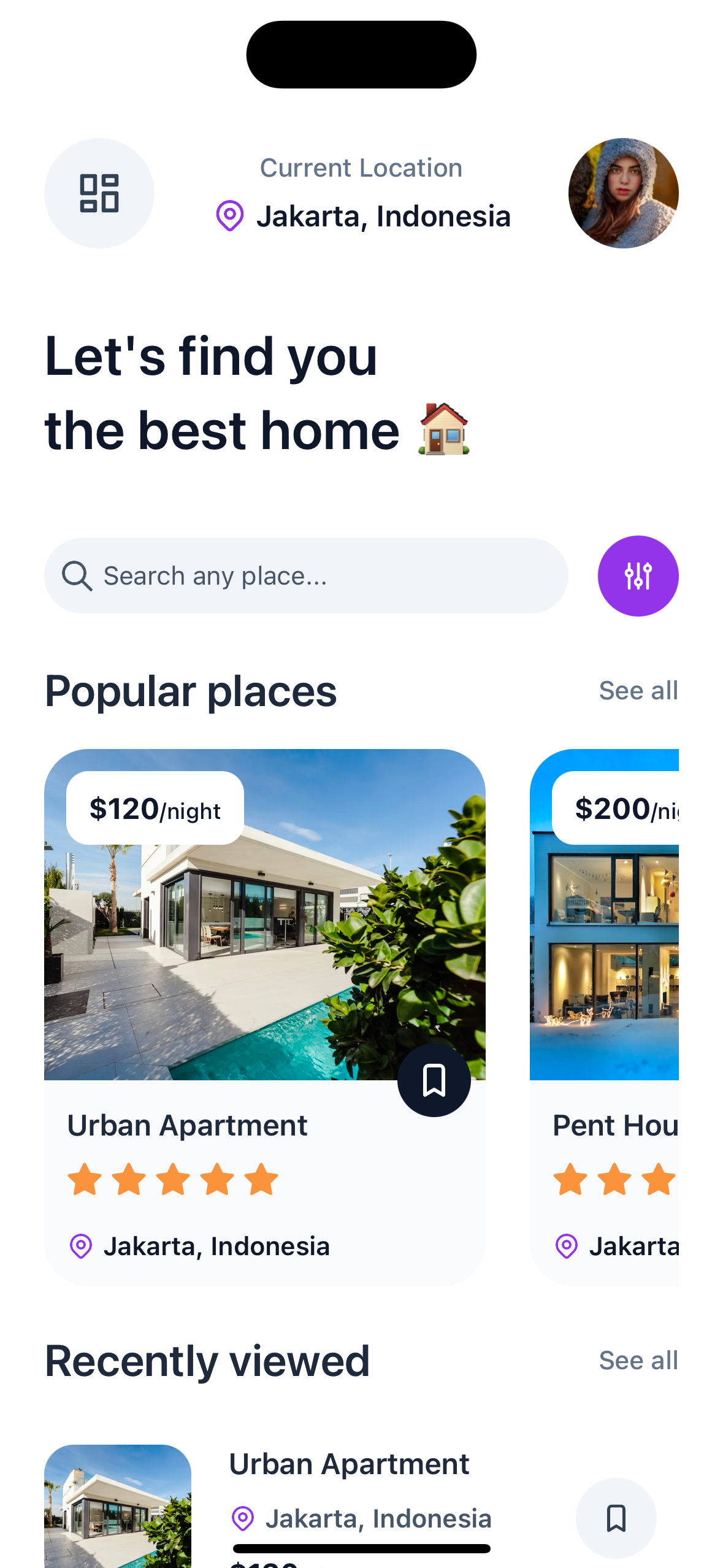 Home Screen