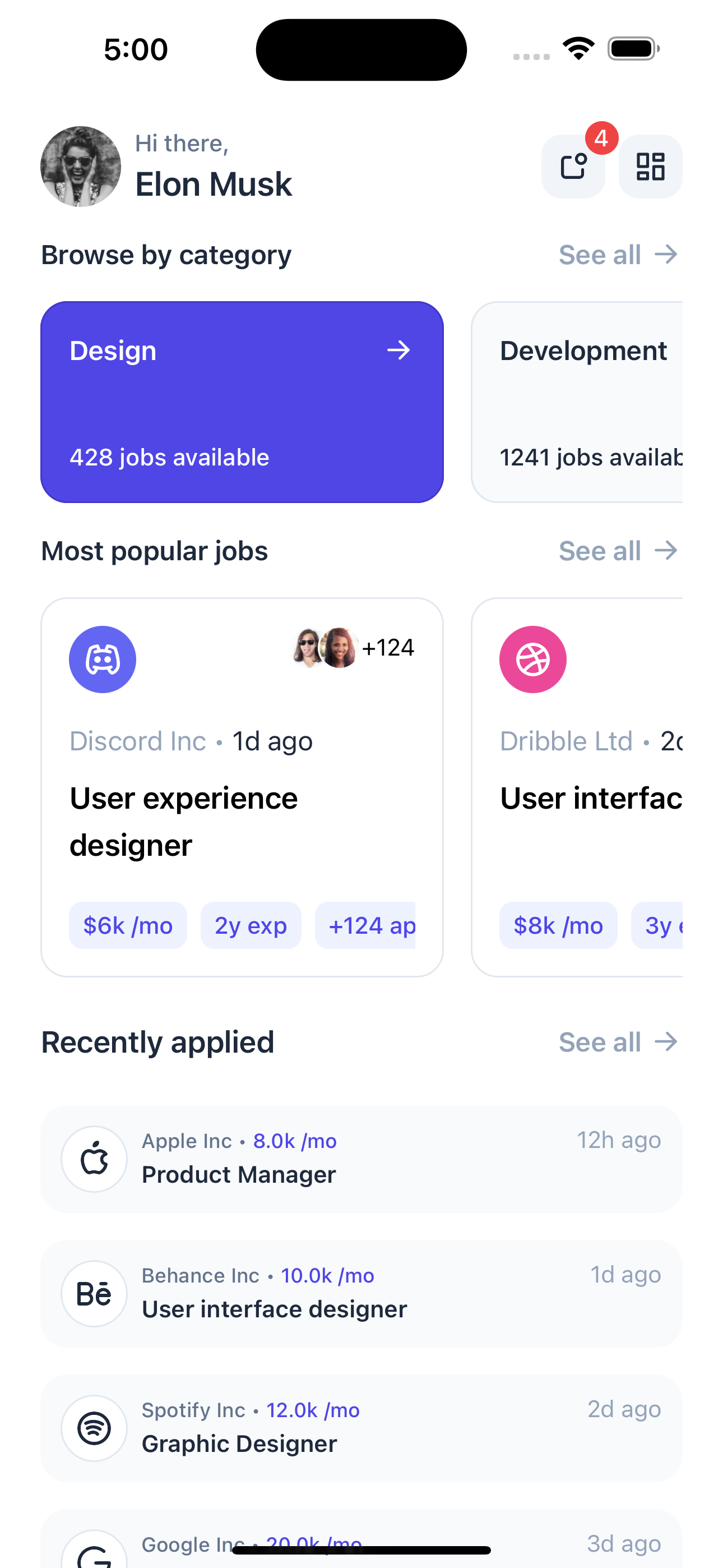 Browse Screen