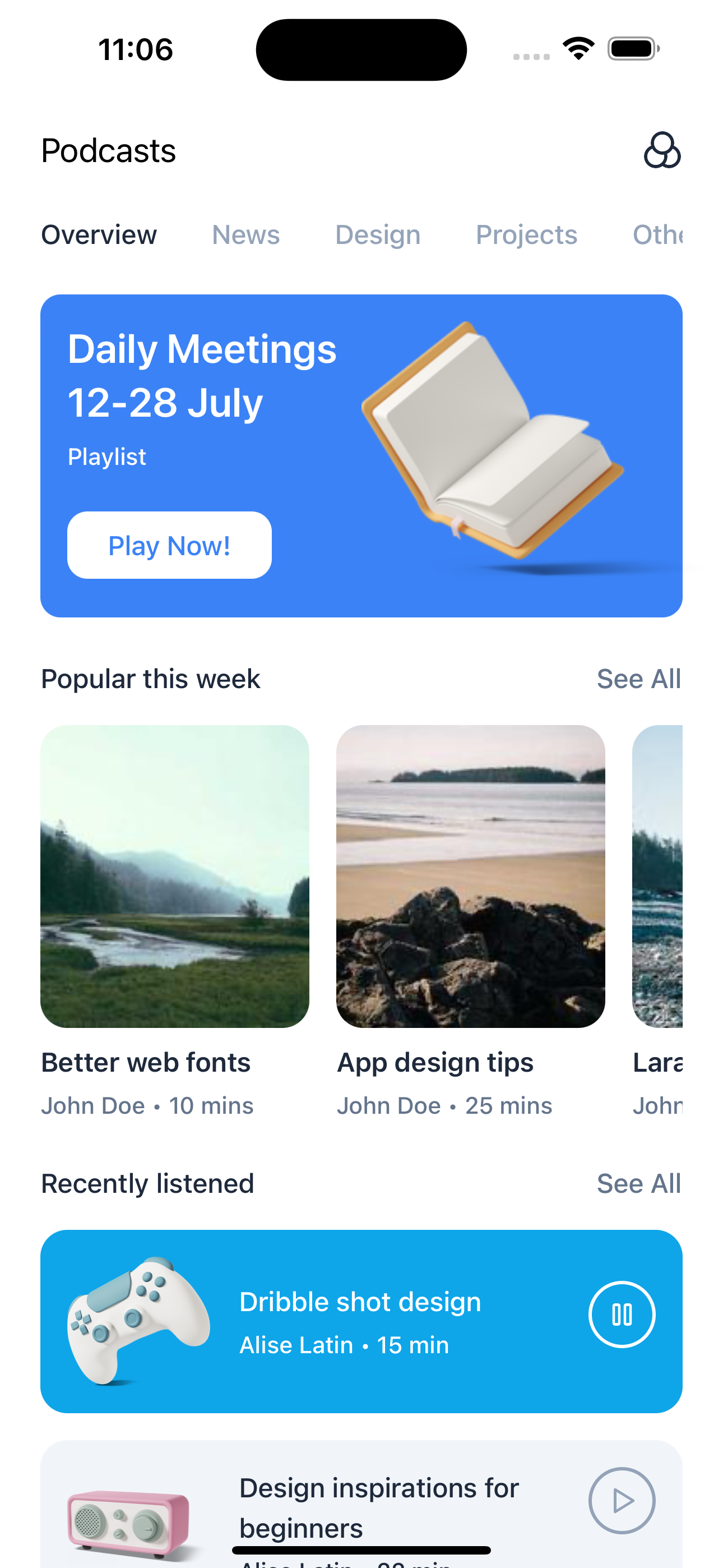 Home Screen